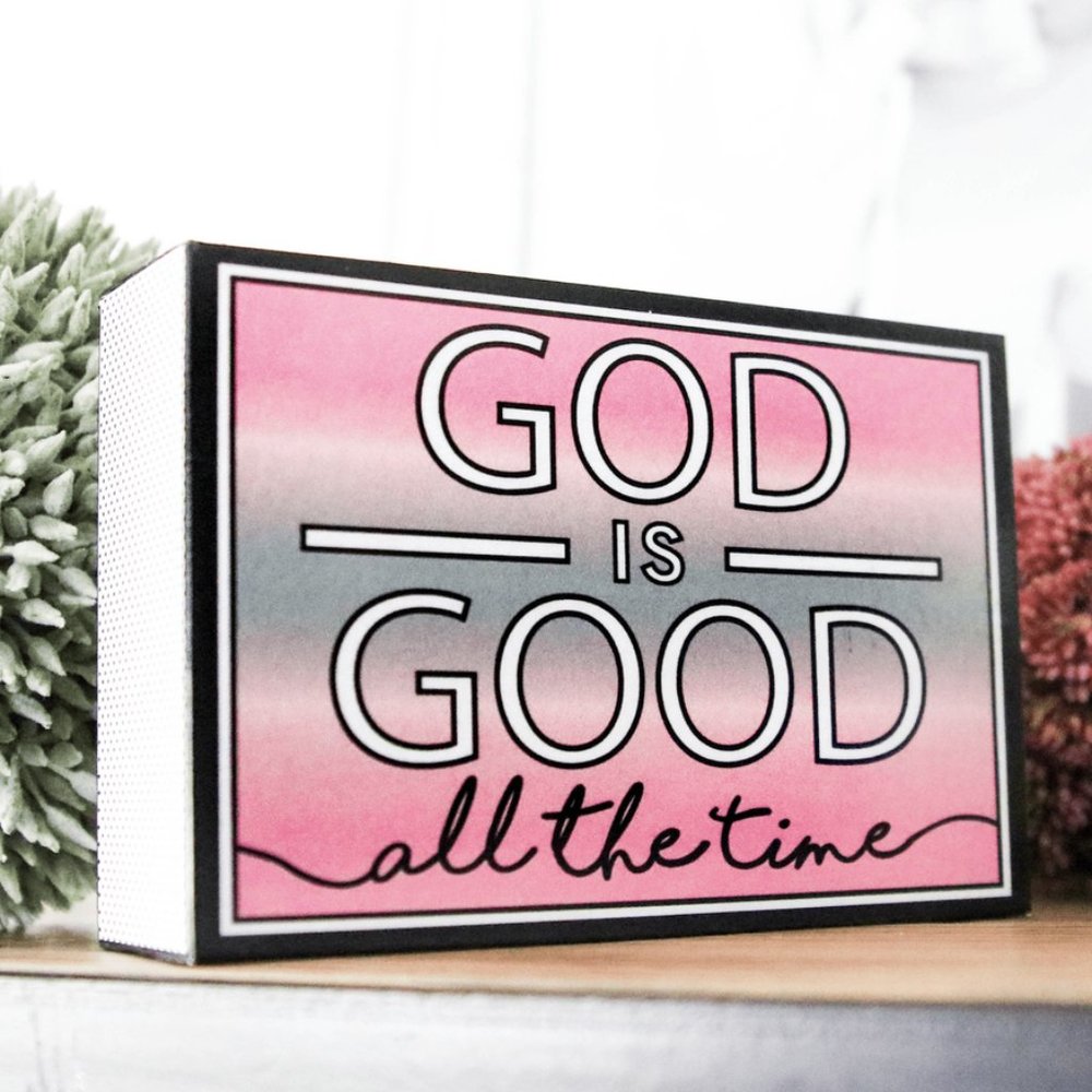Happy Quote Box - God Is Good